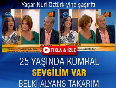 25 yaşında kumral bir sevgilim var