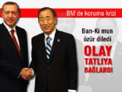 Ban Ki-mun Erdoğan'dan özür diledi