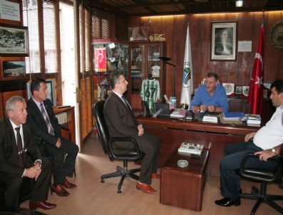 ALI BEKTAŞ - Gmis Yönetimi, Kozlu Belediyesi`ni Ziyaret Etti