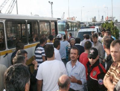 Zonguldak`ta Minibüs Sürücülerinin Eylemi