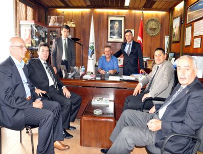 GÖKÇELER - Milletvekili Ulupınar ve Belediye Başkanları Kozlu Belediye Başkanı Bektaş’ı Ziyaret Etti