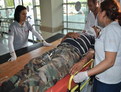 Yüksekten Düşen İşçi Yaralandı