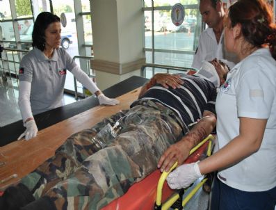 Yüksekten Düşen İşçi Yaralandı