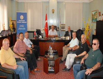 GAZIANTEP TICARET BORSASı - Kastamonu Ticaret Borsası Gtb`yi Ziyaret Etti
