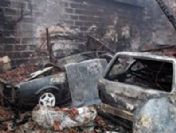 Oto sanayi sitesinde yangın çıktı