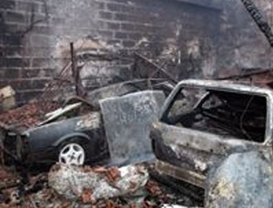 Oto sanayi sitesinde yangın çıktı