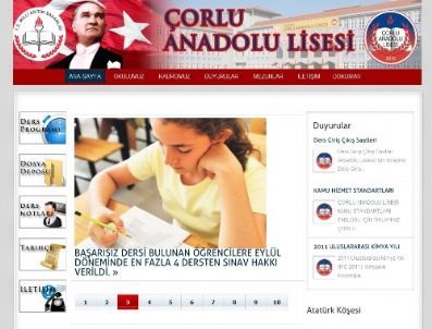 Çorlu`da Eğitim Kurumları İnternet Sitelerine Önem Vermiyor