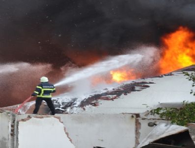 Giresun'da Eski Dolum Tesisinde Yangın