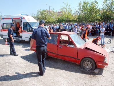 Muğla İtfaiyesi Yangın ve Kaza Tatbikatı Düzenledi