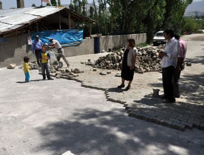 Bostaniçi Belediyesi'nden Parke Taşı Döşeme Çalışması