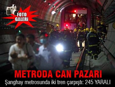 Çin'de metro kazası: 245 yaralı