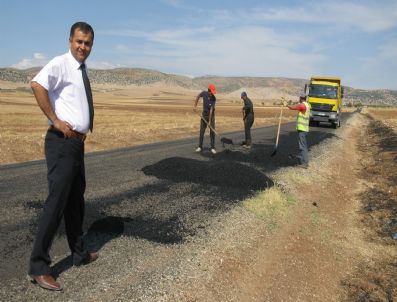 Köy Yollarında Yama Çalışması