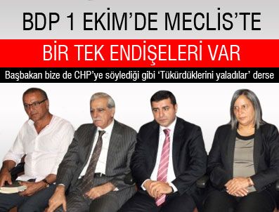 Bdp 1 Ekim`de Meclis`te