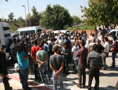 ALIKAHYA - Eylemcilere Polis Engeli