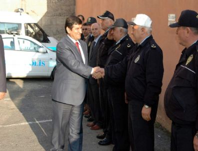 YUSUF MAYDA - Gümüşhane Valisi Mayda, Emniyet Müdürlüğünü Ziyaret Etti