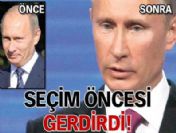 Putin'in gözaltı torbaları kayboldu