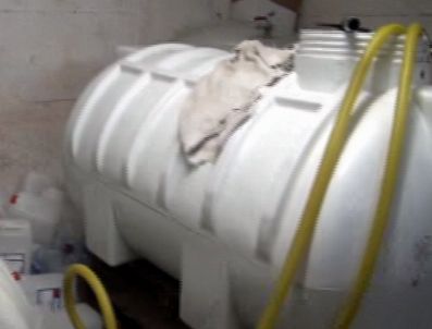 Su Deposunda Sahte İçki Üretimi