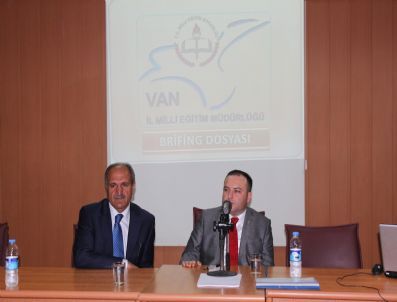 Yeni Atanan Vali Yardımcısı Coşkun`a Eğitim Brifingi