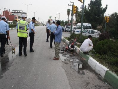 Araçla Çarpışan Motosiklet Sürücüsü Ağır Yaralandı