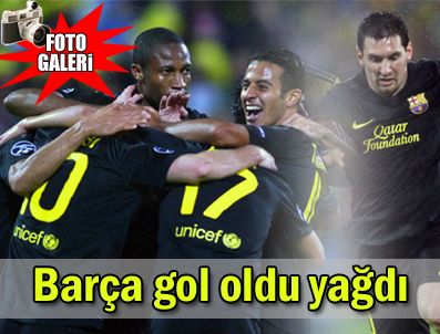 Barcelona deplasmanda gol yağdırdı