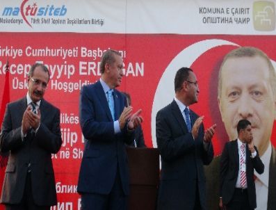 Başbakan Erdoğan, Üsküp`te Soydaşlara Hitap Etti