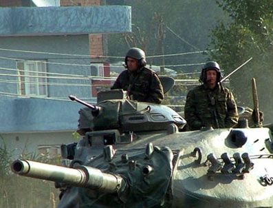 Cizre'de tanklarla tatbikat