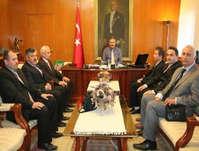 Din Görevlilerinden Vali Ayyıldız`a Nezaket Ziyareti