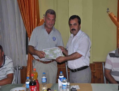 Helikopter Ekibine Teşekkür Belgesi