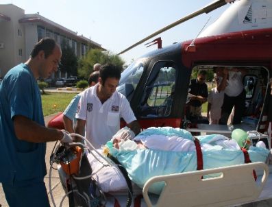 Kalbi Duran Hollandalı Turist, Helikopterle Antalya’ya Sevk Edildi