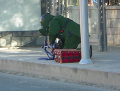 Kırıkkale`de Şüpheli Bavul Paniği