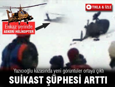 Yazıcıoğlu'nun helikopteri ile ilgili yeni görüntüler ortaya çıktı