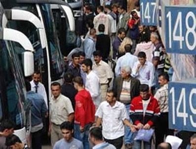 Otobüslerde yer yok