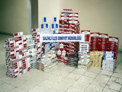 Salihli`de Esrar ve Kaçak Sigara Operasyonu