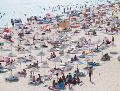 Saros Körfezi'ne bayramda yerli turist akını