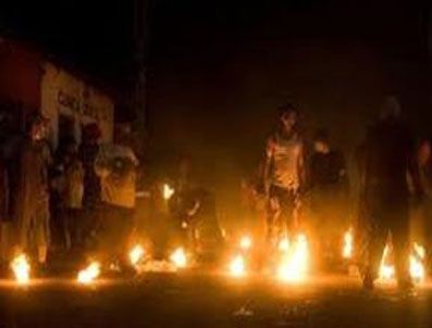 Sokaklar alev topuna döndü