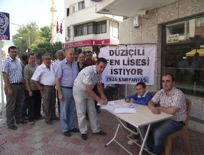 NEVZAT ŞENGÖK - Fen Lisesi İçin İmza Kampanyası Başlattılar