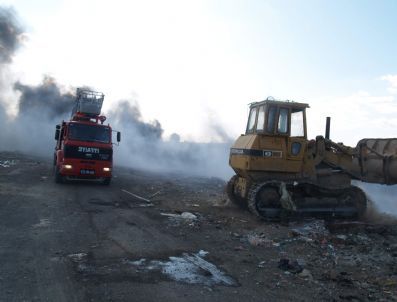 Gelibolu Çöplüğü’nde Yangın