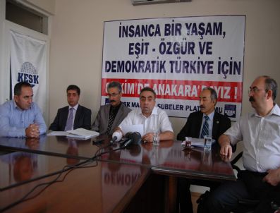 KENAN KORKMAZ - Kesk`ten Miting Açıklaması