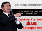 'Devletin topraklarının 4'te 1'inde silahlı kalkışma var'