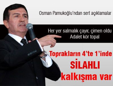 'Devletin topraklarının 4'te 1'inde silahlı kalkışma var'