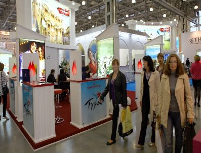 ULUSLARARASı TURIZM VE SEYAHAT FUARı - Serhat Şehirleri Moskova Turizm Fuarı'nda Tanıtıldı