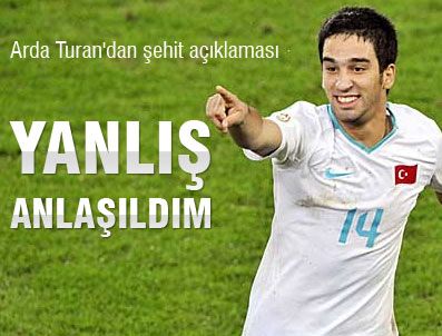 Arda Turan'dan şehit açıklaması
