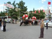 Festivalde Huysuzlanan Manda Sahibini Sürükledi
