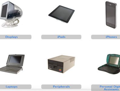 Apple'ın eski ürünleri bu sitede...