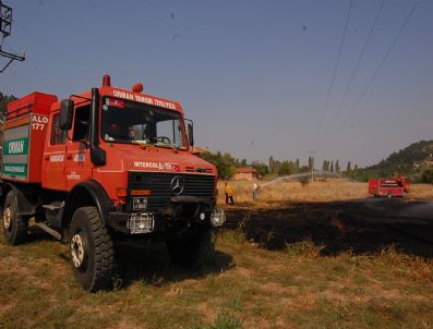 Harmancık'ta Tarım Arazisinde Yangın