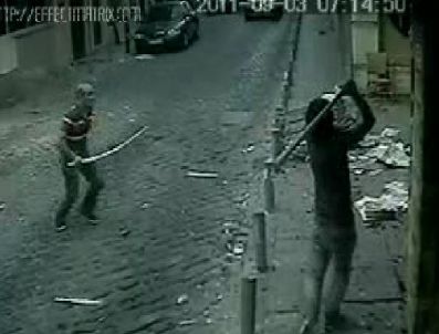 İzmir'deki Silahlı Çatışma Güvenlik Kameralarında