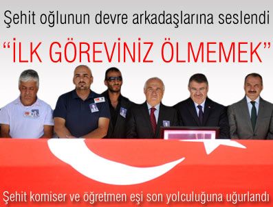 ALAADDIN YÜKSEL - Şehit komiser ve öğretmen eşi son yolculuğuna uğurlandı