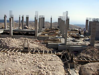KOMMAGENE - Nemrut Dağı Hizmet Evi İnşaatı Tüm Hızıyla Sürüyor