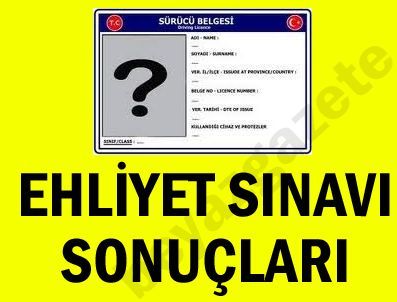 20 Ağustos Ehliyet sınav sonuçları (meb.gov.tr)