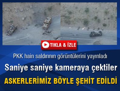 Askerlerimiz böyle şehit edildi